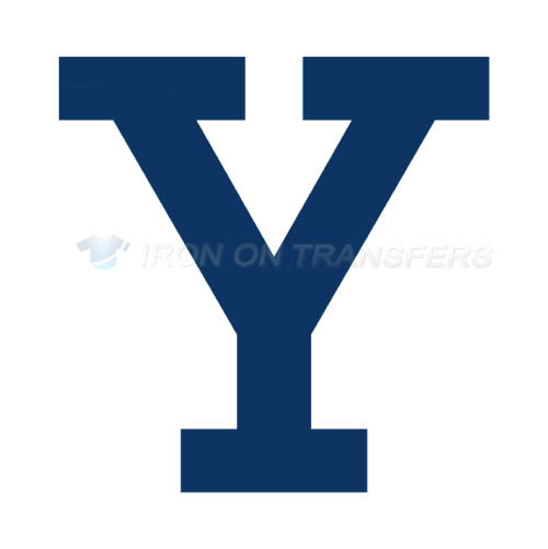 Yale Bulldogs Logo T-shirts Iron On Transfers N7093 - Click Image to Close